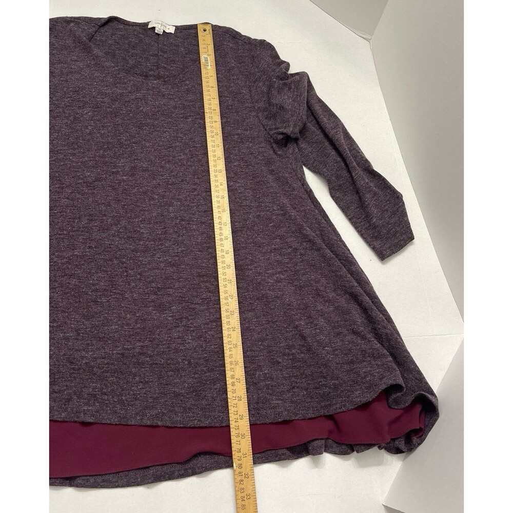 Umgee Long Sleeve Purple Shirt Size XL - Picture 4 of 5